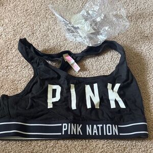 NWT Victoria’s Secret Pink sports bra fashion show pink nation medium